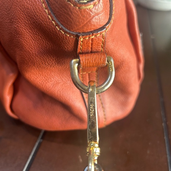 MCM Orange Leather shoulder bag - Picture 17 of 17